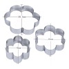 Clicmania Set 3 Cortadores Figuras Moldes Metalicos Reposteria Pastel