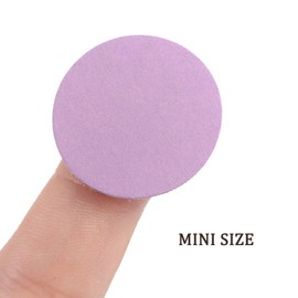Kozelo 50pcs Premium Sanding Discs Hook and Loop - [1 Inch x 5000 Grits] Purple Sandpapers Mini Size for Jewelry Wood Metal Polishing