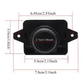 Pack of 2 Push Button Lock, Push Button Catch Door Lock, for RV Drawer Cabinet, Motorhomes, Yachts, Camping, Caravan, Boats (Black)