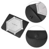Regun High Precision Wet Film Comb, Hexagon Wet Film Comb