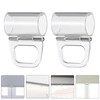 PRETYZOOM 2sets Universal Fit Roller Blinds Parts Plastic Shade Lifting