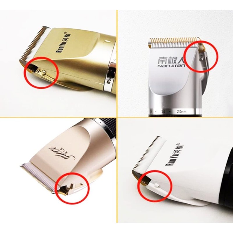 Electric Clippers Attachments for Universal 45mm Widths Long (4 Piece