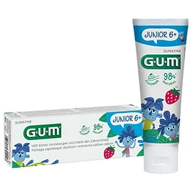 GUM Junior Tooth Gel 50 ml Pack of 6 (6 x 50 ml)