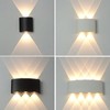 Outdoor LED Wall Lights 6 LEDs Patch Light Source Aluminum