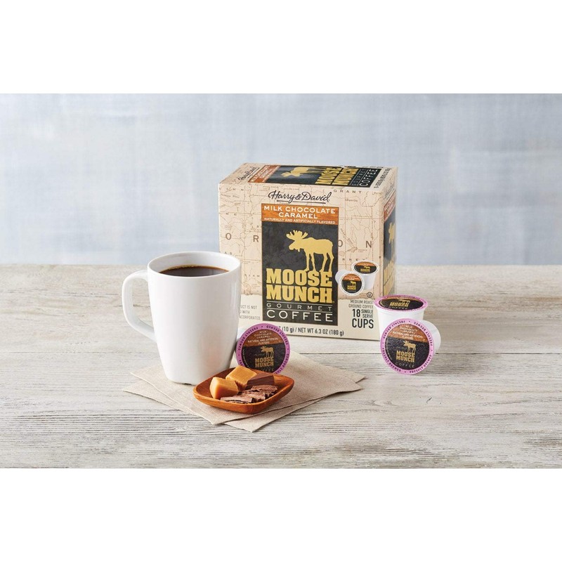 Moose Munch Coffee in Single Serve Cups for use with