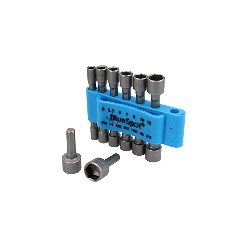 14pc Nut Driver Socket Set Metric + Imperial Sizes 5mm