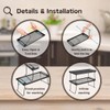 IBERG Cabinet Shelf - Set of 2 Mesh Shelf Organizers