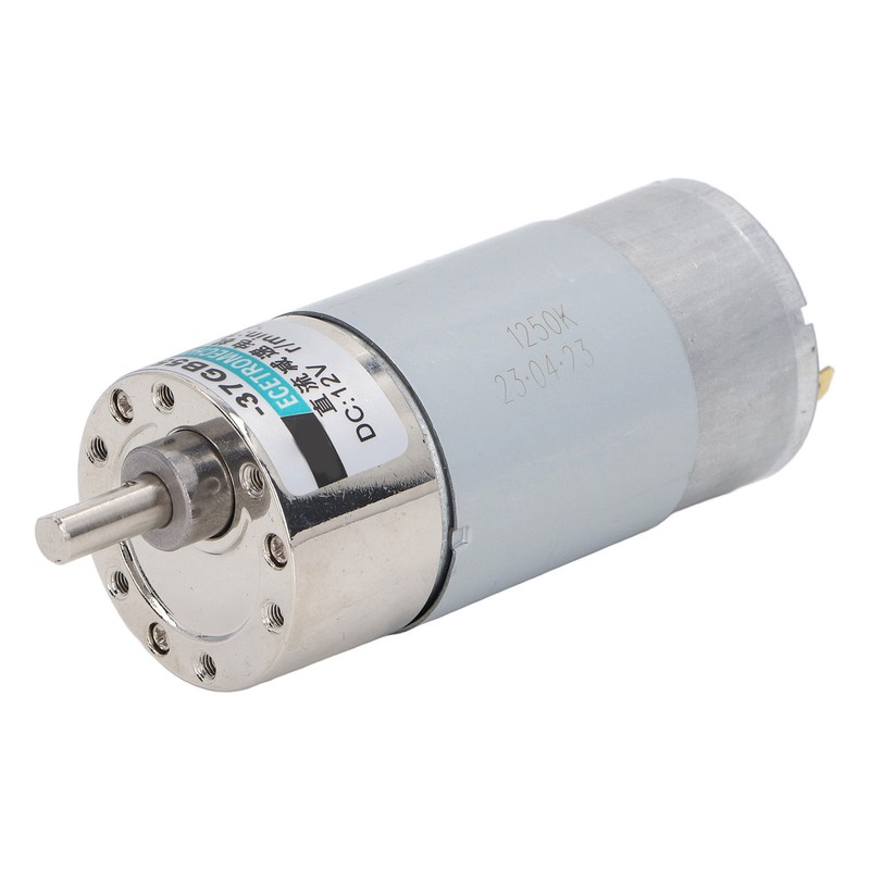 DC 12V 100RPM Gear Motor High Torque Electric Micro Speed