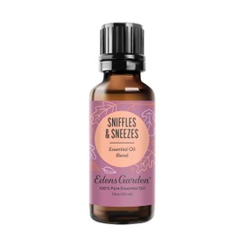 Edens Garden Sniffles & Sneezes Essential Oil Blend- 100% Pure Premium Grade, Undiluted, Natural, Therapeutic, Aromatherapy, The Best for Skin, Humidifiers, Kid Safe 30 ml (1 fl oz)
