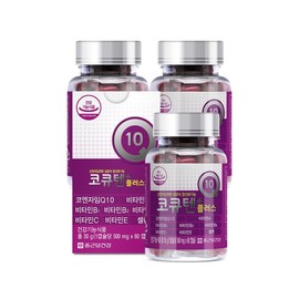 Chong Kun Dang Health CoQ10 Plus Antioxidant Vitamin A Selenium, 3 boxes, 60 servings / 종근당건강 코큐텐 플러스  항산화 비타민A 셀렌, 3박스, 60회분