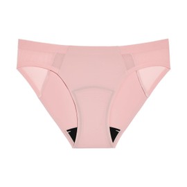 KNIX Light Leakproof No-Show Mesh Boyshort - Period Underwear for Women - Rose Water, Large