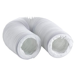 Steinberg14 White Diameter 100 mm / 3 m Exhaust Hose PVC Flexible Hose for Air Conditioners - Cooker Hood - Dryer