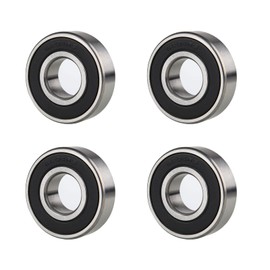 6204-RS Seal Bearings Deep Groove Ball Bearing - 20x47x14mm - Lubricated - Chrome Steel 4 Pcs
