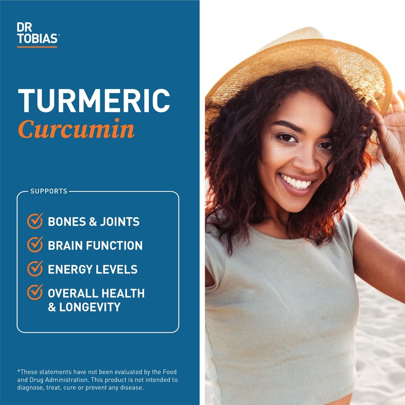 Dr. Tobias Turmeric Curcumin 1500mg with BioPerine – Extra Strength