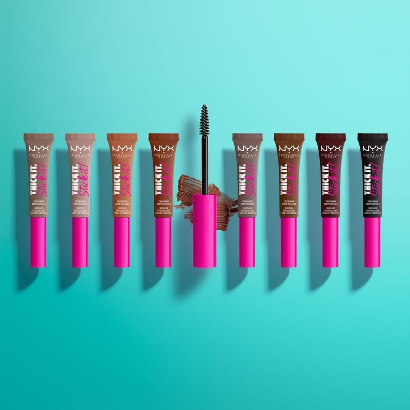 NYX Thick It Stick It Máscara de Cejas, Define y