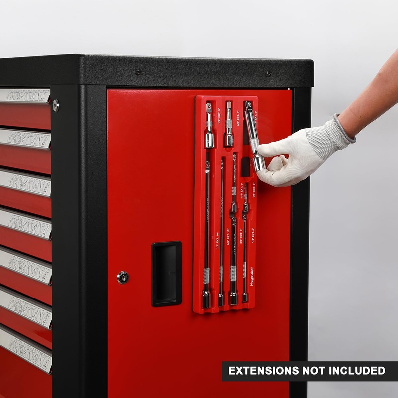 Mayouko Magnetic ABS Socket Extension Organizer, Socket Extension Bar Holder,