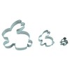 Krifka Formina Hase 3er Set Ostern /9,5 cm/ 5,5 cm/