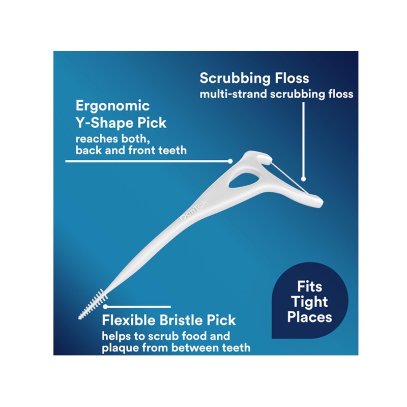 DenTek Complete Clean | Easy Reach Angled Floss Picks |