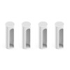 Vershy White Plastic Hinge Covers, Classic Style, Diameter 20mm, Pack