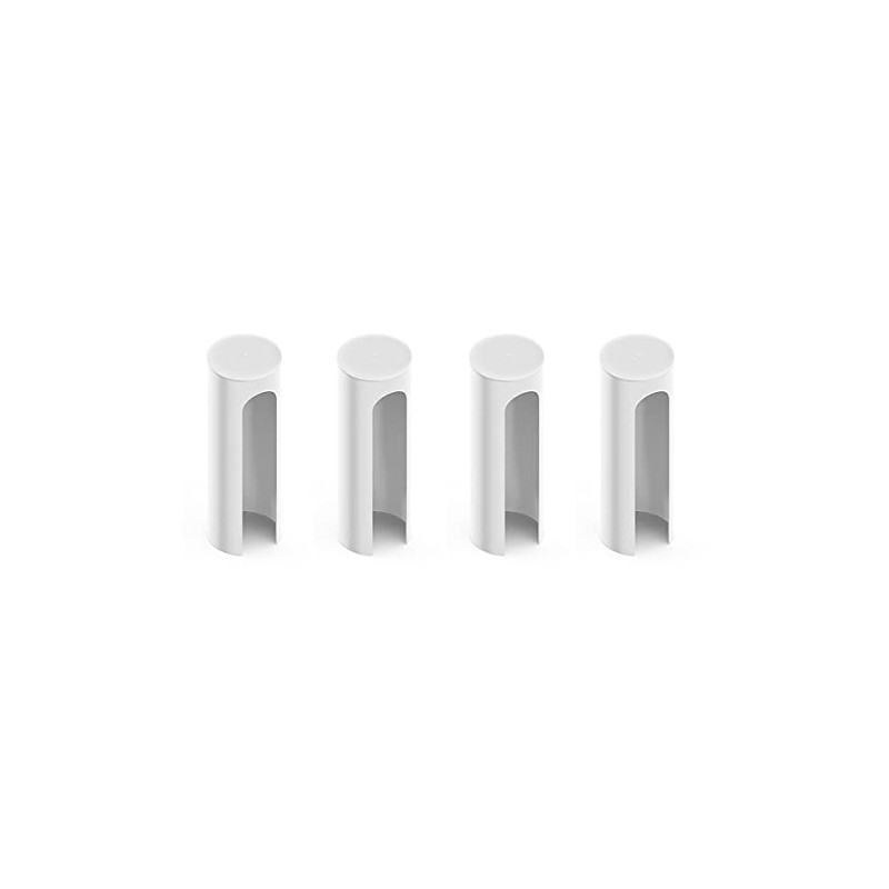 Vershy White Plastic Hinge Covers, Classic Style, Diameter 20mm, Pack