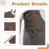 Generic Men Chef Aprons With Large Pockets Cotton Canvas Cross