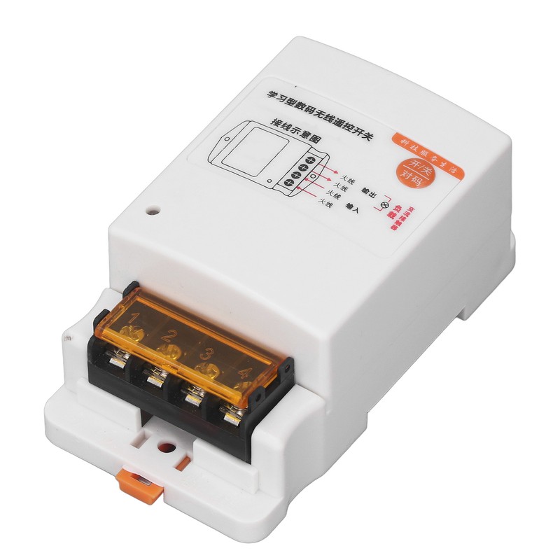 Wireless Remote Switch Industrial ABS Smart Learning Remote Control Wireless
