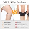 Patella Knee Strap Knee Brace Patella Band 4 Pack, Athletics