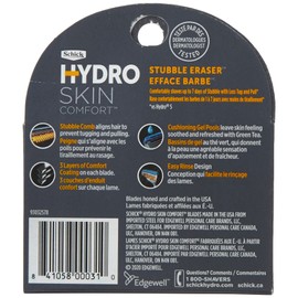 Schick Hydro Stubble Eraser Refills — Stubble Razor Refills, 4 Count