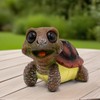 Toparad Toparad 4 Inch Turtle Statues Garden Decor, Resin Sea