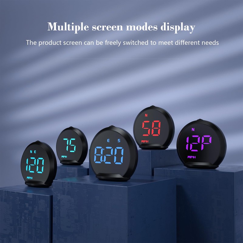 Liiiyuan G13 GPS Speedometer, Universal Digital GPS Speedometer with Color