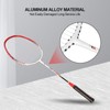 2PCS Professional Badminton Racket with Comfortable Handle Practice Badminton Racket
