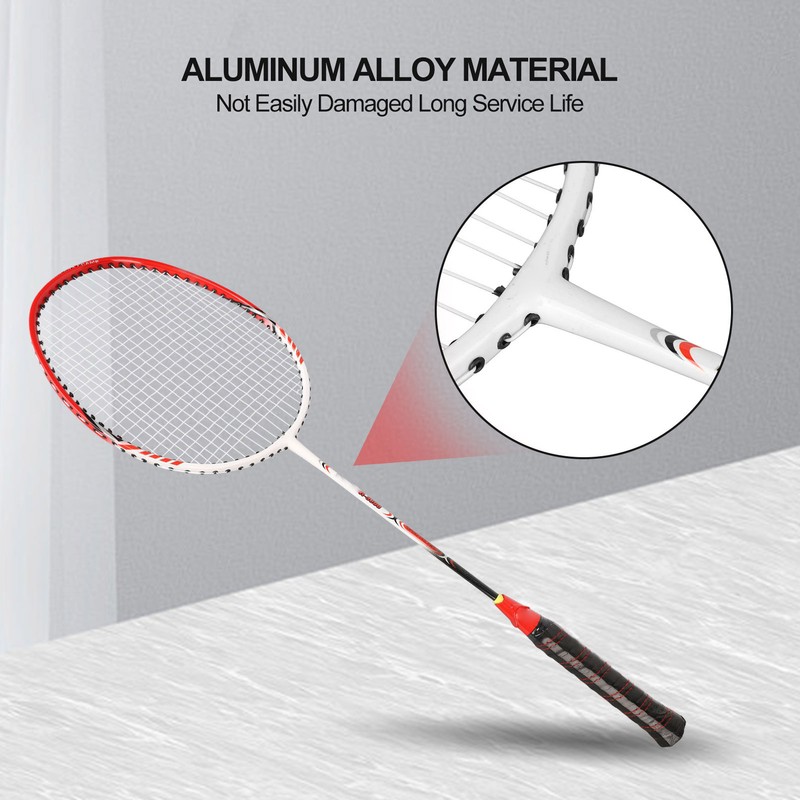 2PCS Professional Badminton Racket with Comfortable Handle Practice Badminton Racket