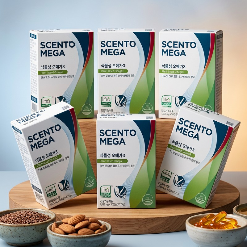 Nutrione Centomega Vegetable Omega-3 NTG 30 Capsules 6 Boxes /