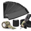 ATOMUS 200pcs Sealable Wireless Tattoo Pen Covers Black with 2pcs