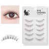 False Eyelashes, Natural, Transparent Axis, Bunch, Eyelashes, Easy, Beginners, Easy