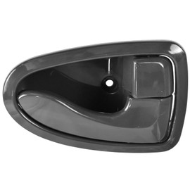 TRQ Rear Right Interior Door Handle Gray Passenger Side Compatible with 2000-2006 Hyundai Accent HY1353112