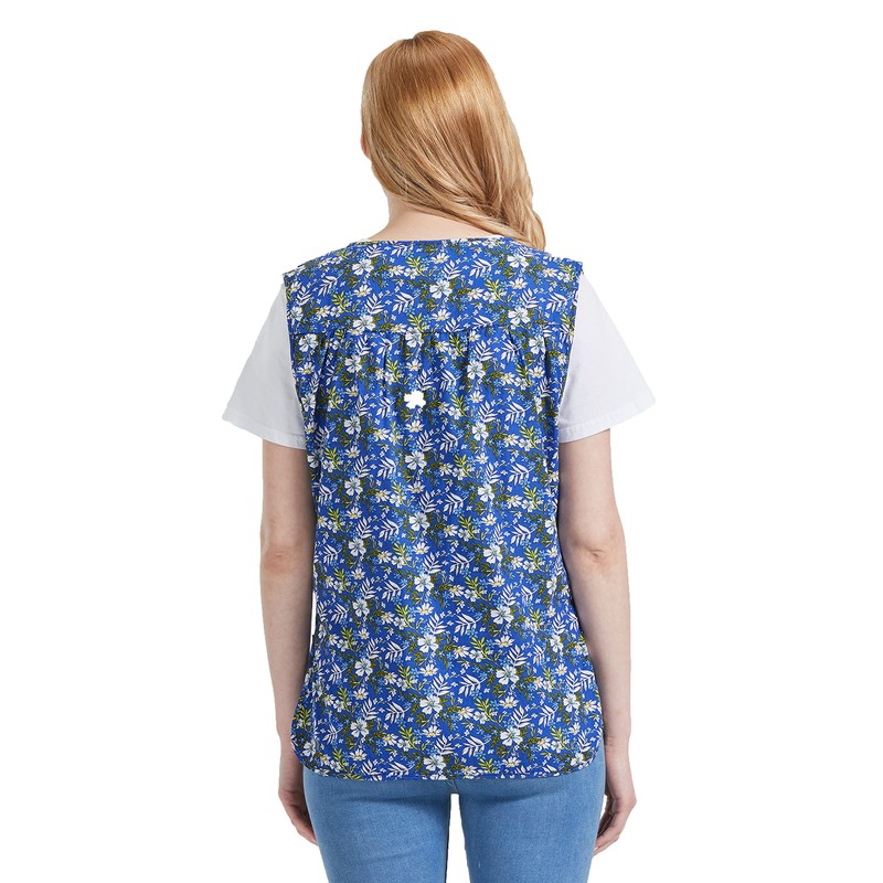 Nanxson Women Cobbler Apron with 2 Patch Pockets, Cotton Printed