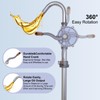 LYCARESUN 15 to 55 Gallon Drum Pump, Upgraded All-Aluminum Oil