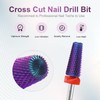Cnynail 5 in 1 Cross Cut Nail Drill Bit, Tungsten