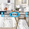 16 pegatinas de azulejos con patrón de mármol para decoración