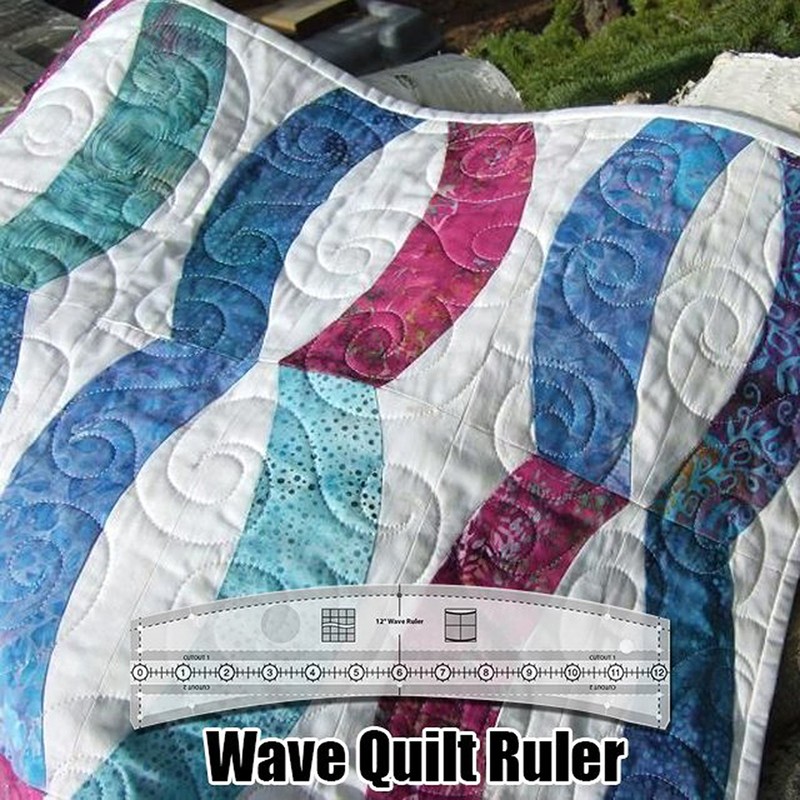 Wave Quilt Ruler Acrylic Waves Edge Ruler DIY Hand Patchwork