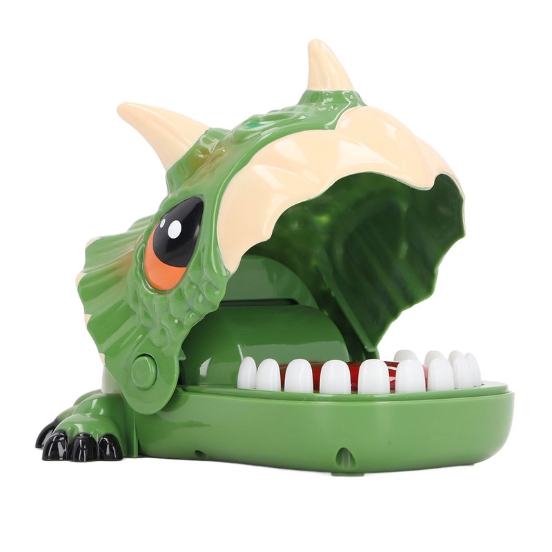 Finger Biting Prank Toy Dinosaur Shaped Interesting Interactive Press Teeth