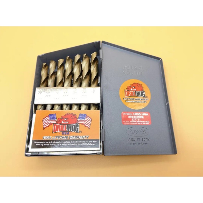 Drill Hog® 29 Pc Cobalt M35 Drill Bit Set Reduced