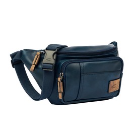 camel active Laos Men's Belt Bag Bum Bag Small Blue, dark blue, Modern
