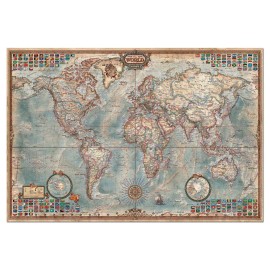 Educa New - Educa The World: 4000 Pcs - Ages 12+ | 1+ players