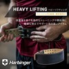 Harbinger 4 Inch Padded Leather Belt, Unisex, Black, Large Size,