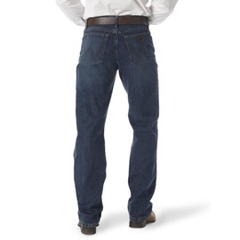Wrangler mens 20x 01 Competition Relaxed Fit jeans, River Wash, 40W x 32L US