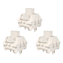 Zjmehty Kailh Box Ice Cream PRO MAX Switches for Mechanical Keyboard,5-pin Linear/45gf/Pre lubed/upgrated POM Material/Stronger Reboud Switches(Ice Cream PRO,10pcs)