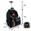 MELOTOUGH Wheeled Rolling Tool Bag Welding Backpack with Wheels for