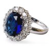 Dtup Anillo De Compromiso Lady Di Princesa Katte Plata S925